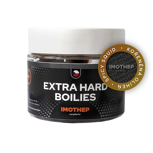Extra hard boilies -  kořeněná oliheň (KLEOPATRA)