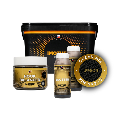 Balíček ocean mix (LUXOR) - boilies, hook balanced, booster