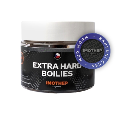 Extra hard boilies -  bahenní červ