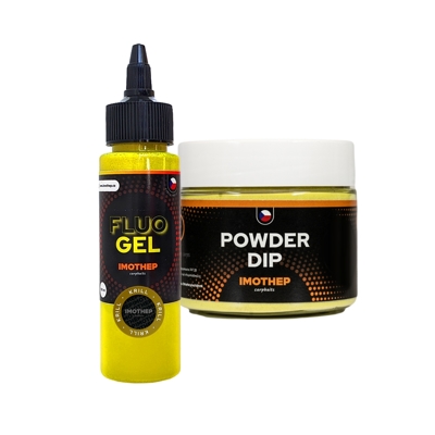 Set Fluo gel + Powder dip - krill (PYRAMID)